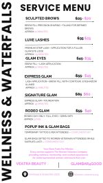 Green Pink Retro Price List Your Story